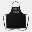 Search for add your logo aprons Printed with logo