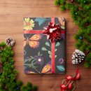 Search for folk art wrapping paper Flower