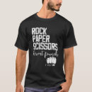 Search for rock paper scissors tshirts Win