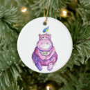 Search for hippo christmas tree decorations Whimsical