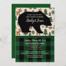 Search for woodland creatures baby shower invitations Bear
