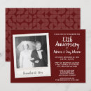 Search for burgundy anniversary invitations 10th