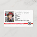 Search for fire department business cards Thin red line