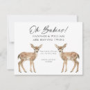 Search for cute fawn invitations Modern