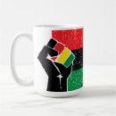 Search for pan african flag mugs Fist