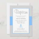 Search for blue and grey christening invitations Modern