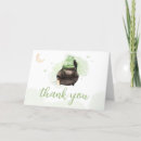 Search for halloween thank you cards Witch baby shower