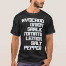 Search for ingredients tshirts Vegetarian