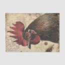Search for vintage rooster tissue paper Farm animals