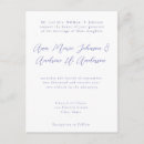 Search for periwinkle blue wedding invitations Modern