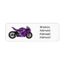Search for motorcycle return address labels Bike