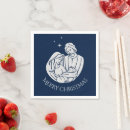 Search for christmas nativity napkins Blue