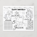 Search for unicorn placemats Unicorn birthday party