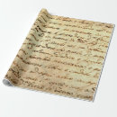 Search for cursive wrapping paper Letter