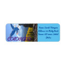 Search for blue mountain return address labels Evergreen pine tree country