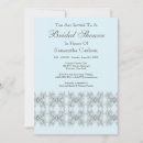 Search for baby blue bridal shower invitations Elegant