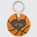 Search for basketball fan key rings Orange