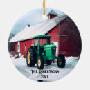 Search for tractor christmas tree decorations Country