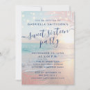 Search for summer sweet 16 invitations Beach