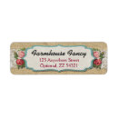 Search for rustic burlap return address labels Vintage