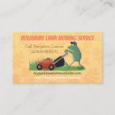 Search for funny lawn business cards Cartoon