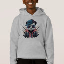 Search for panda kids hoodies White