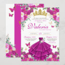 Search for fuchsia quinceanera invitations Butterfly