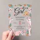 Search for jungle baby shower invitations Wildlife wilderness botanical forest