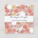 Search for honey bee business cards Pink