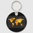 Search for world map key rings Earth