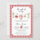 Search for apple baby shower invitations Gingham