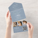 Search for 3 in one wedding invitations Qr code