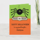 Search for happy granddaughter halloween cards Orange
