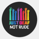 Search for deaf awareness stickers Speech pathologist