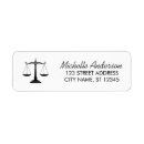 Search for justice return address labels Symbol