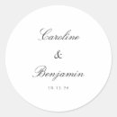Search for stylish wedding stickers Classic