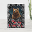 Search for brown bear christmas cards Winter