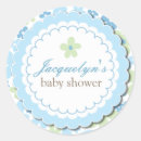 Search for blue daisy stickers Baby shower