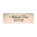 Search for faux gold foil return address labels Blush pink