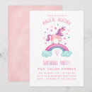 Search for rainbow birthday invitations Unicorn birthday party