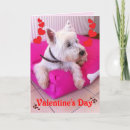 Search for westie valentines day cards White