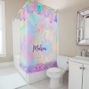 Search for holographic shower curtains Glitter