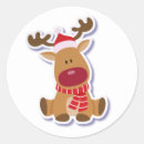 Search for deer stickers Santa