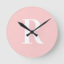 Search for blush pink clocks Simple