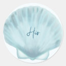 Search for blue sea shell stickers Ocean