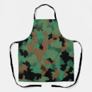 Search for green camouflage aprons Abstract