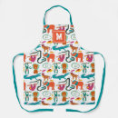Search for animal patterns aprons Kids