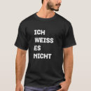 Search for german saying tshirts Ich