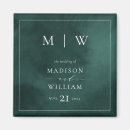 Search for monogram wedding magnets Elegant