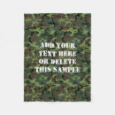Search for camo blankets Military